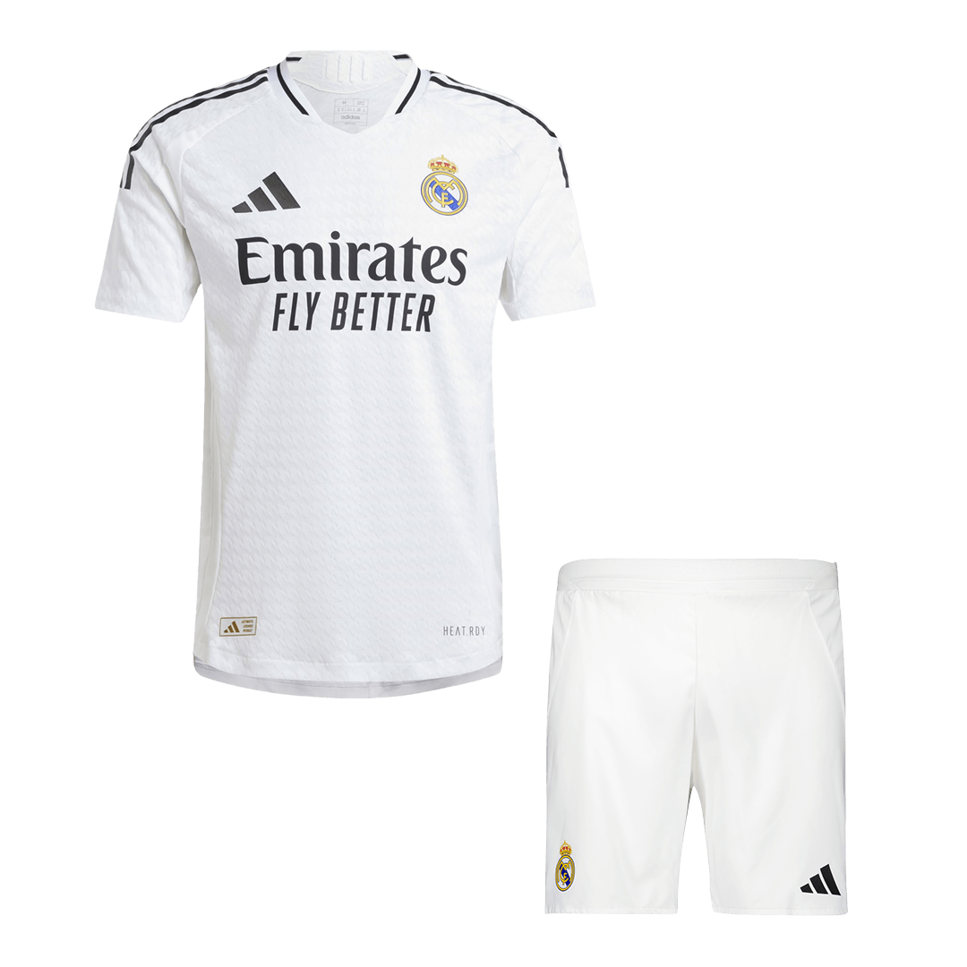 Real Madrid Home Soccer Jersey Kit Authentic (Jersey+Shorts) - gojersey
