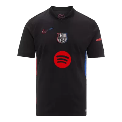 Barcelona Away Soccer Jersey 2024/25- Spotify Logo Without Text - gojersey