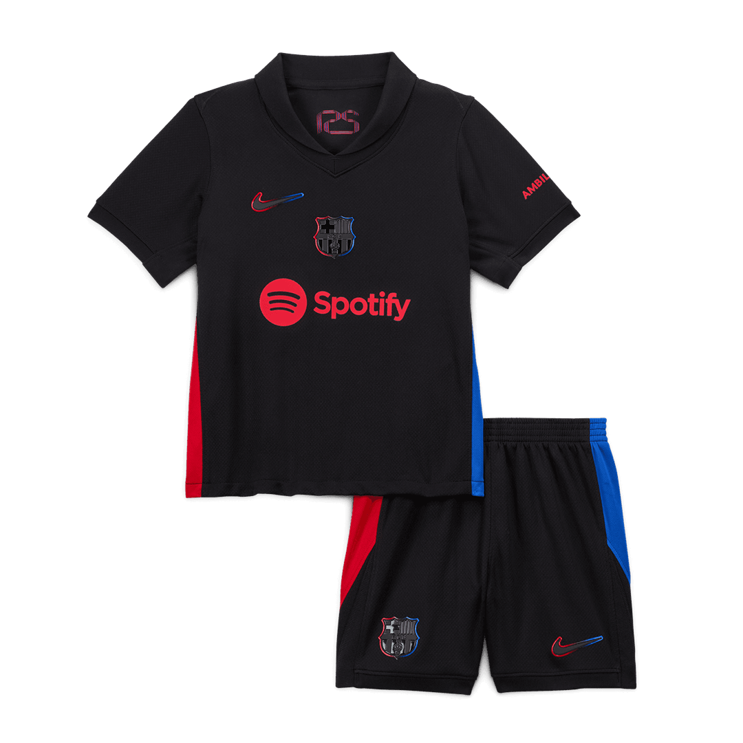 Barcelona Away Soccer Jersey Kit Kids(Jersey+Shorts) - gojersey