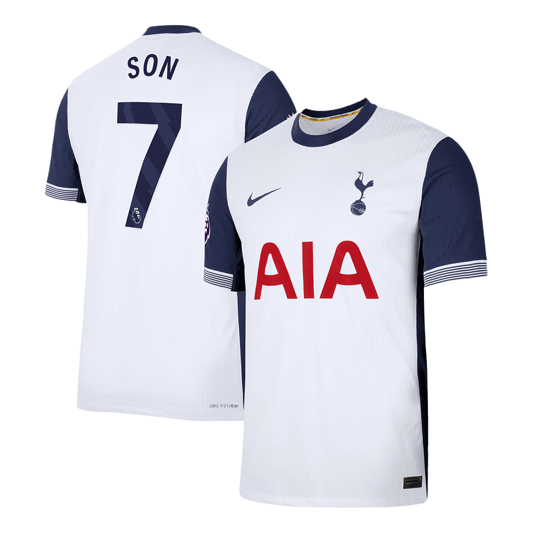 Tottenham Hotspur SON #7 Home Soccer Jersey Authentic - gojersey