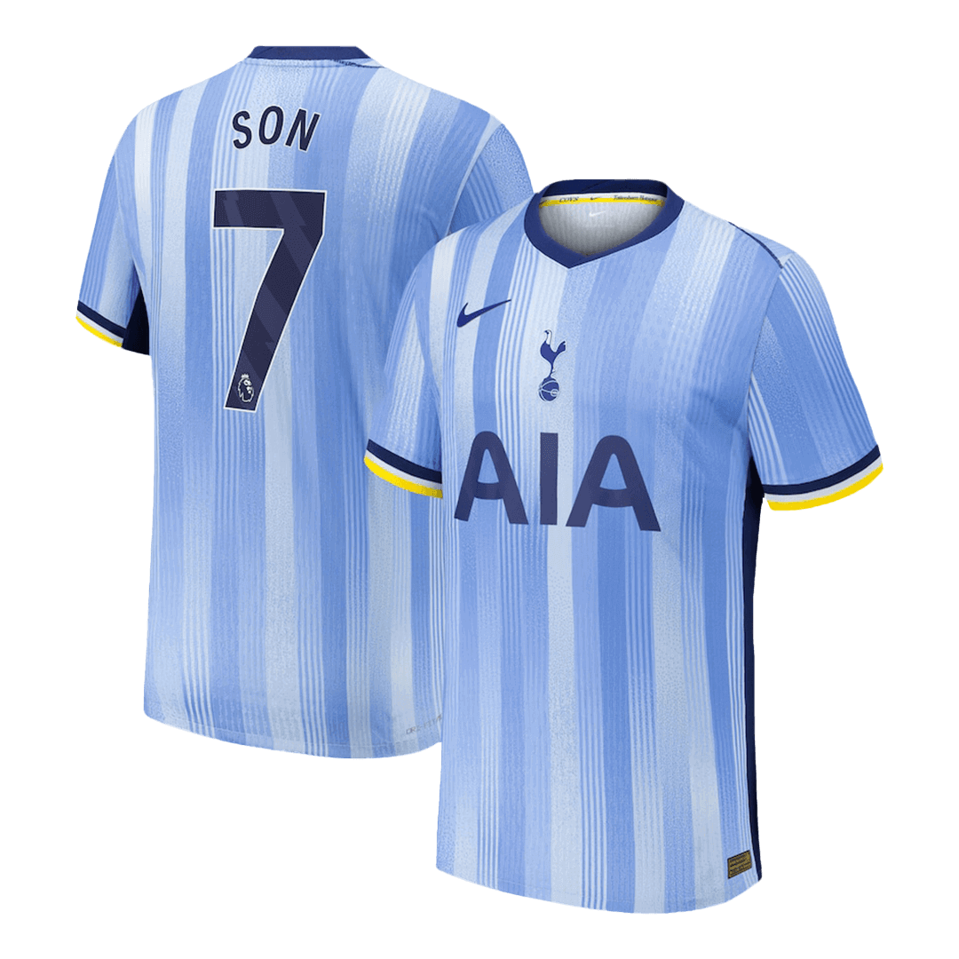 Tottenham Hotspur SON #7 Away Soccer Jersey Authentic - gojersey