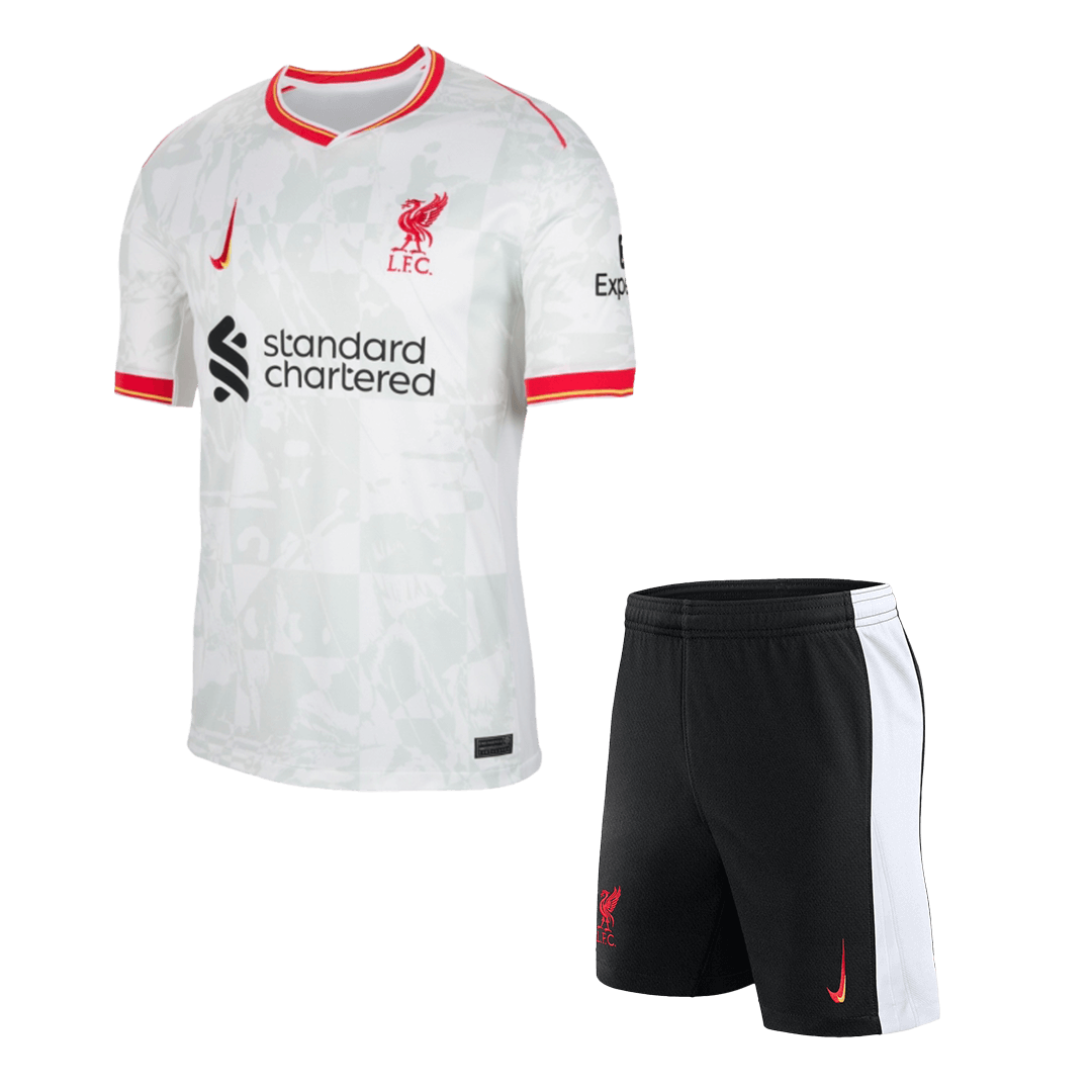 Liverpool Third Away Soccer Jersey Kit (Jersey+Shorts) - gojersey