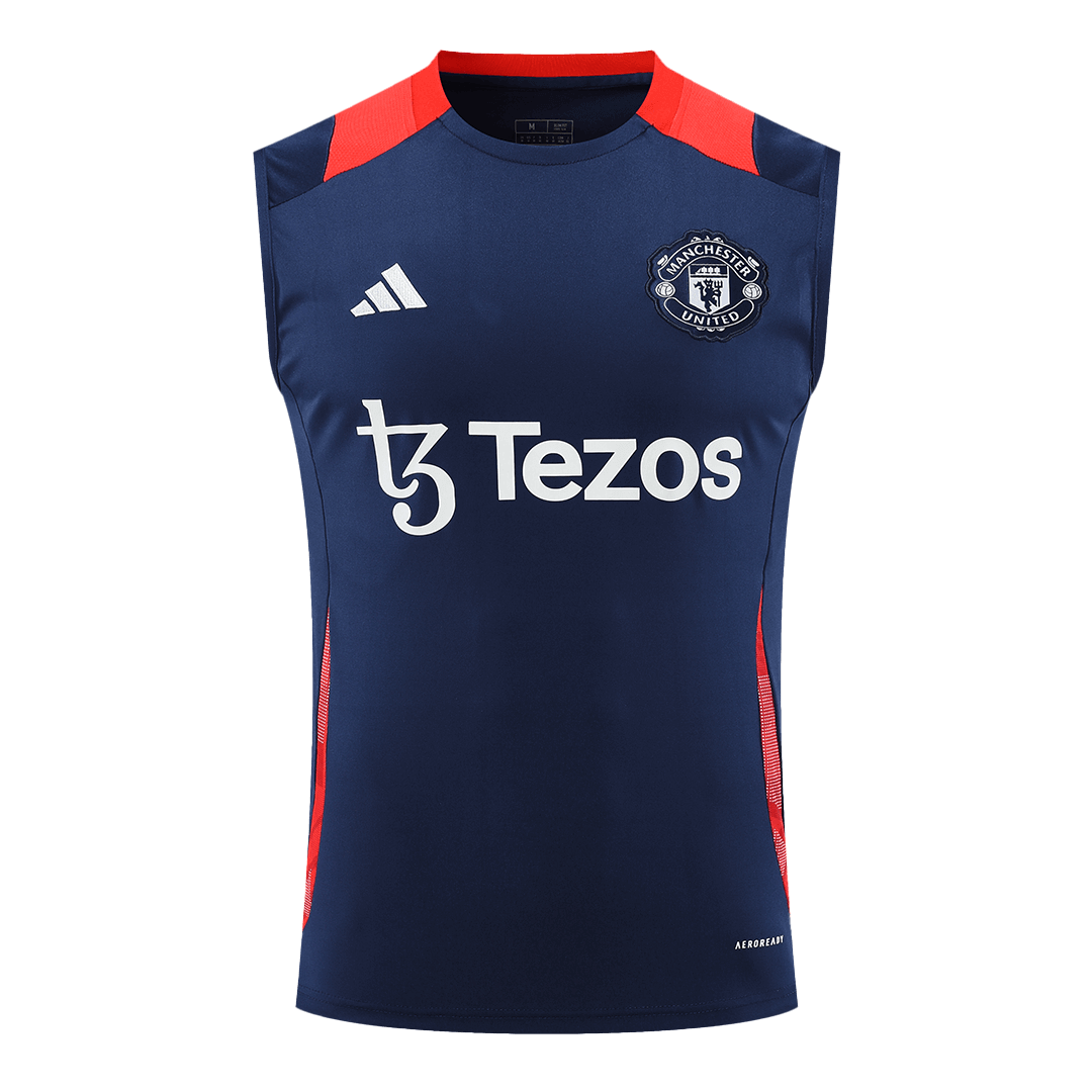 Manchester United Pre-Match Sleeveless Soccer Jersey - gojersey