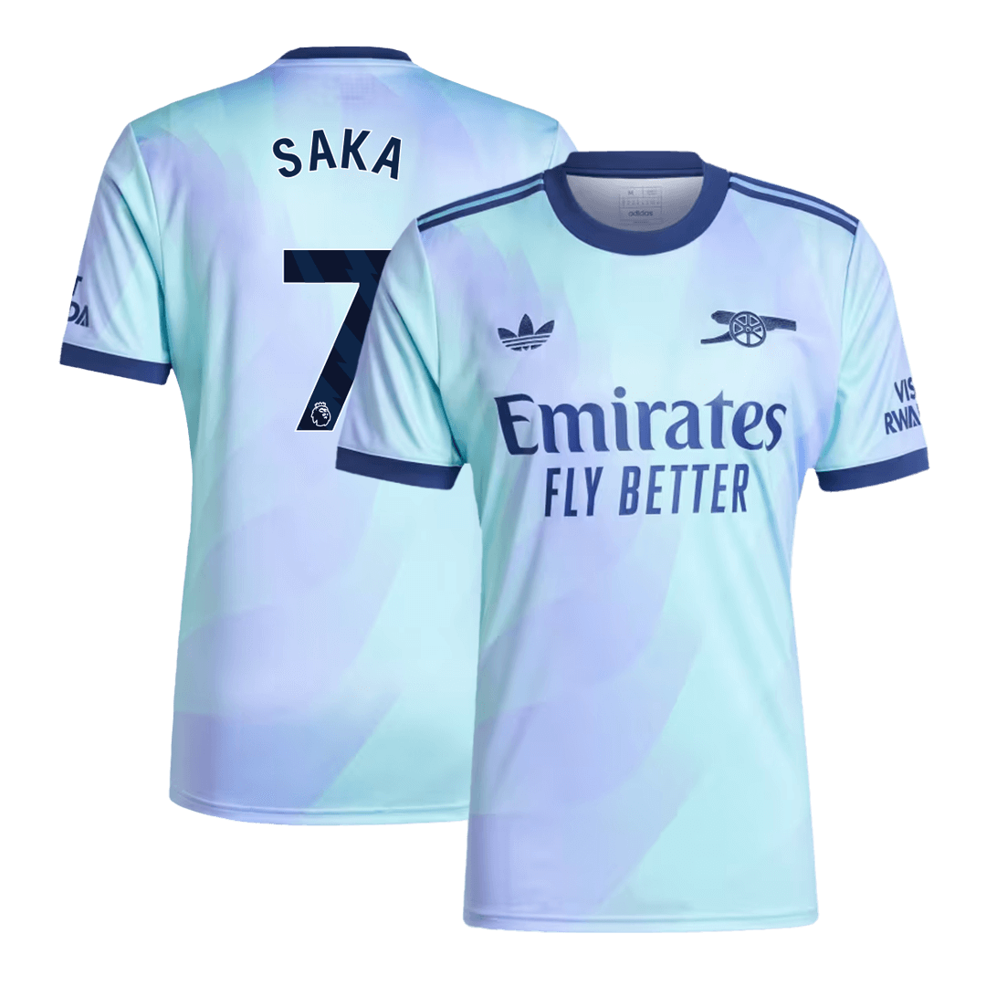 Arsenal SAKA #7 Third Away Soccer Jersey - gojersey