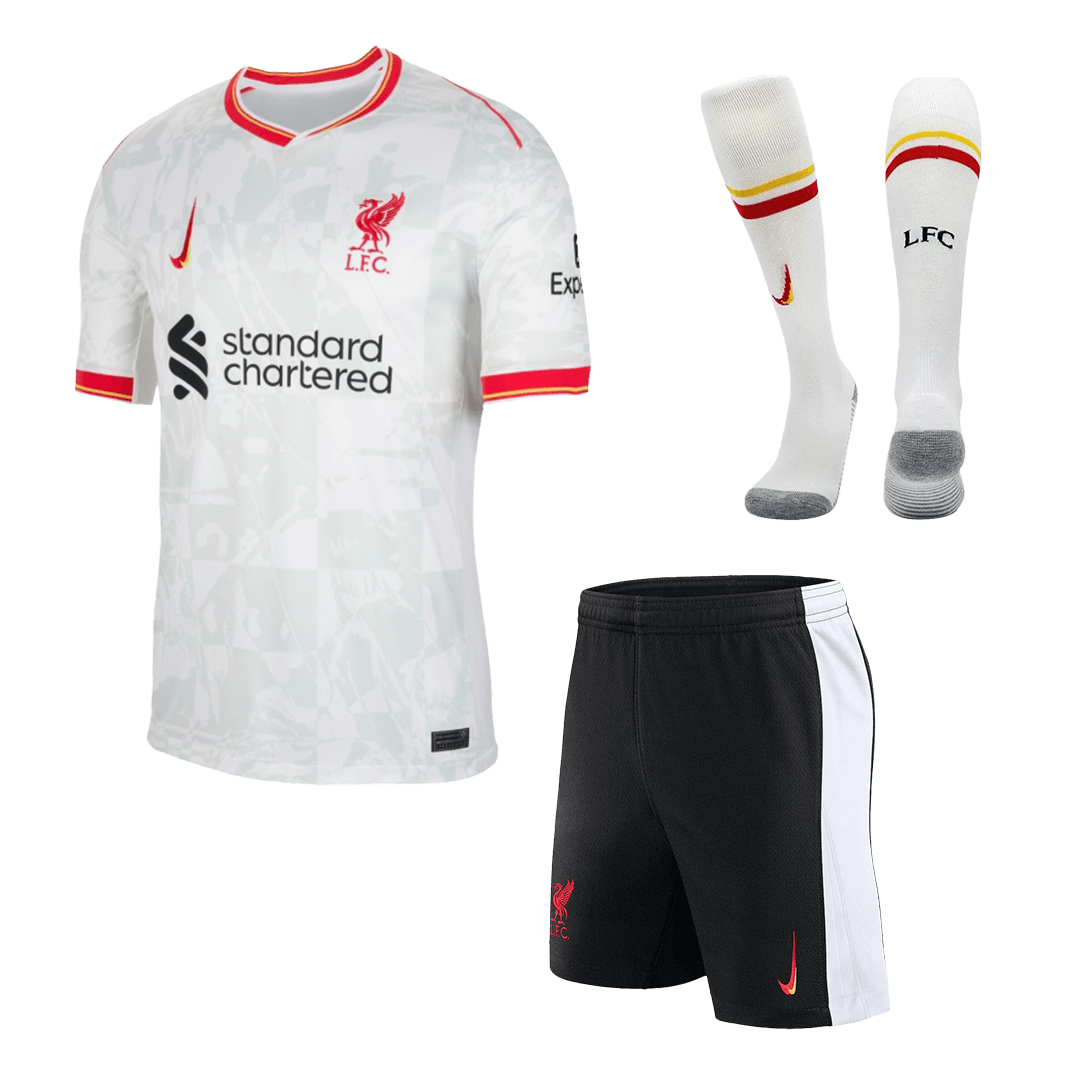 Liverpool Third Away Soccer Jersey Kit (Jersey+Shorts+Socks) - gojersey