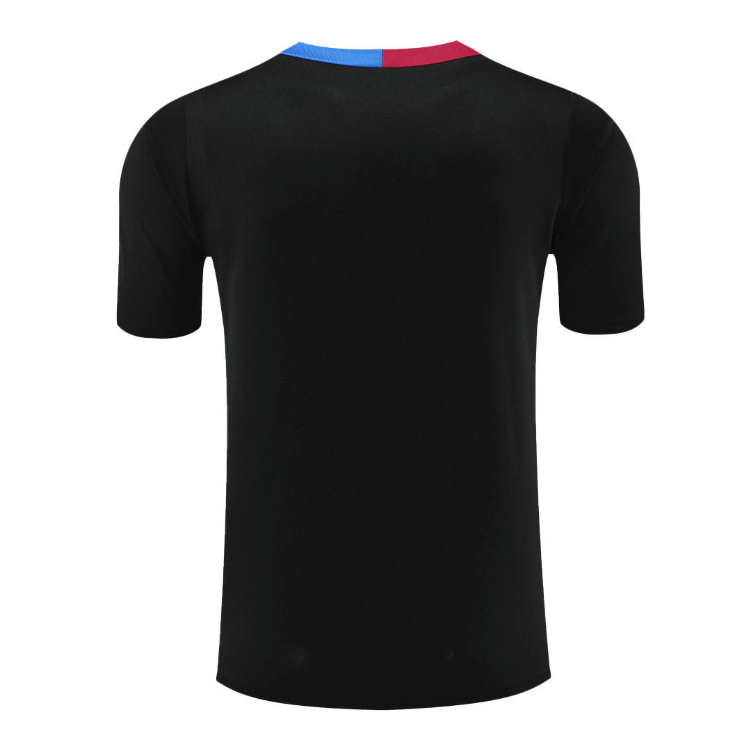 Barcelona Pre-Match Training Soccer Jersey - Black - gojersey