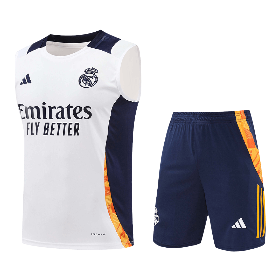 Real Madrid Pre-Match Soccer Jersey Kit (Jersey+Shorts) - gojersey