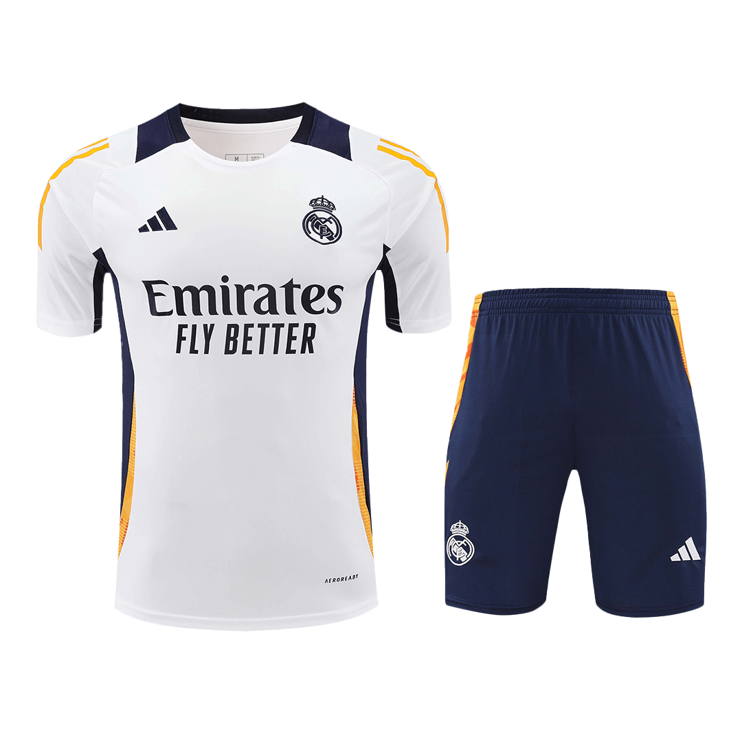 Real Madrid Pre-Match Training Soccer Jersey Kit (Jersey+Shorts) - gojersey