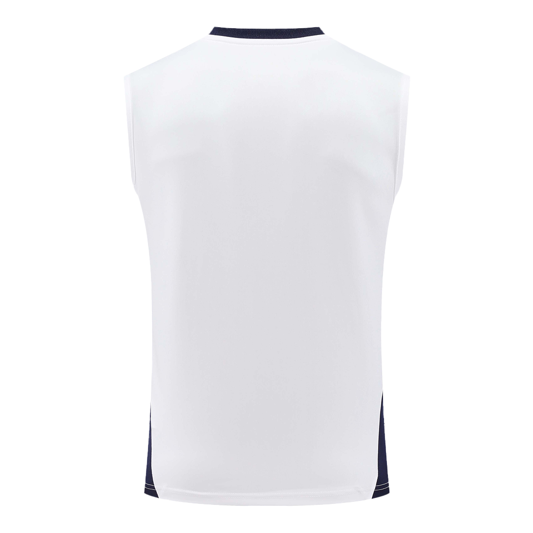 Real Madrid Pre-Match Sleeveless Soccer Jersey - gojersey