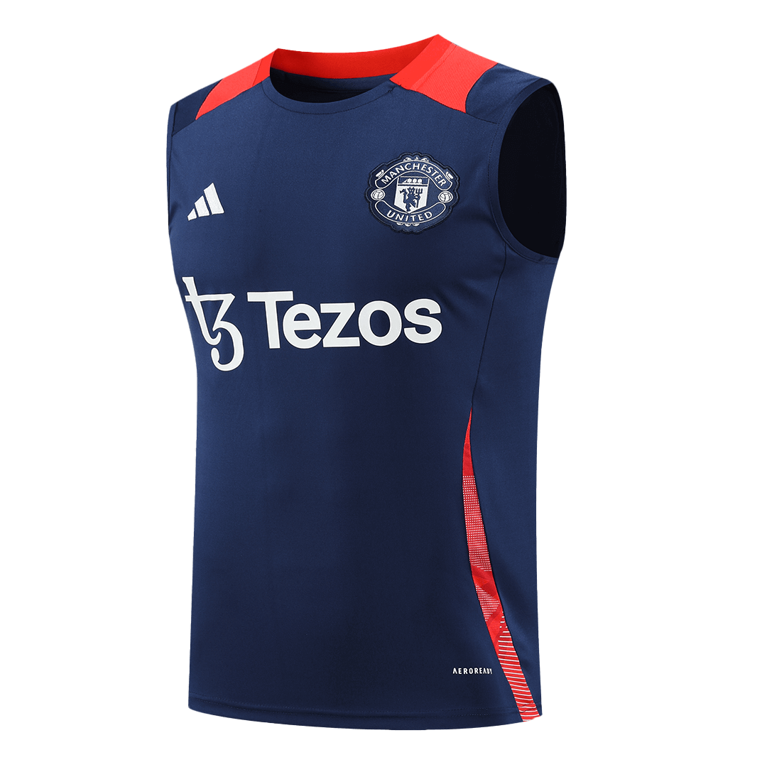Manchester United Pre-Match Sleeveless Soccer Jersey - gojersey