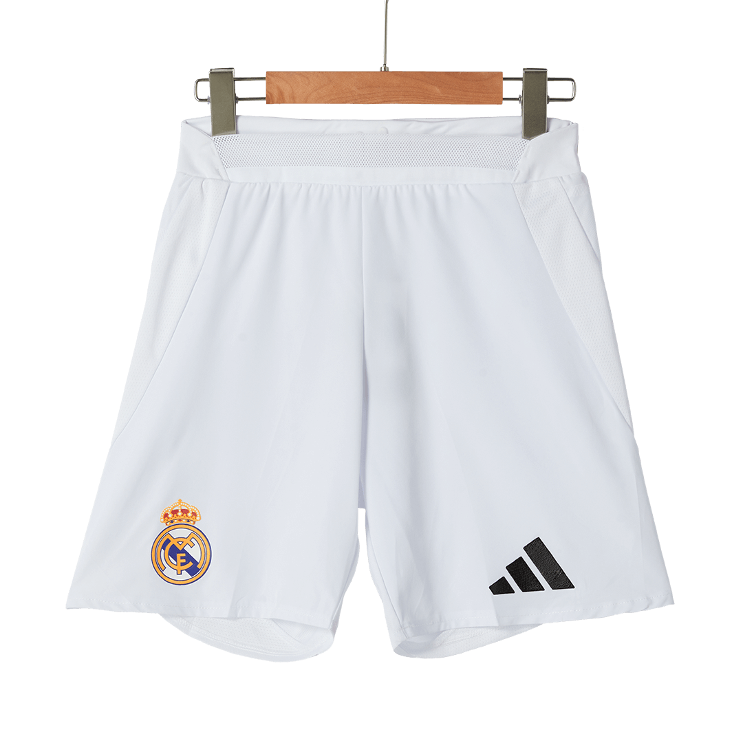 Real Madrid Home Soccer Shorts Authentic - gojersey