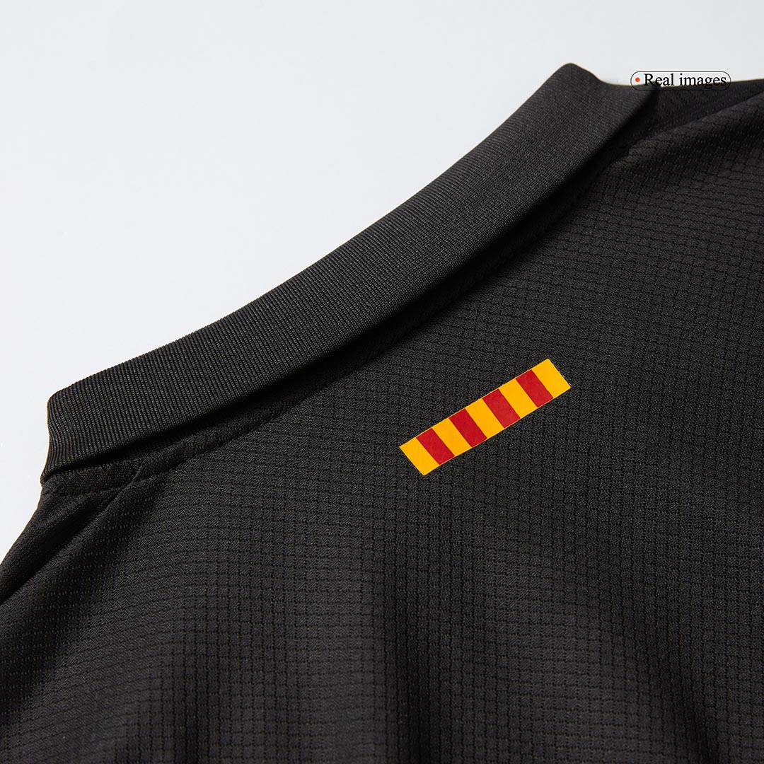 Barcelona Away Soccer Jersey Kit  Kids(Jersey+Shorts)- Spotify Logo Without Text - gojersey