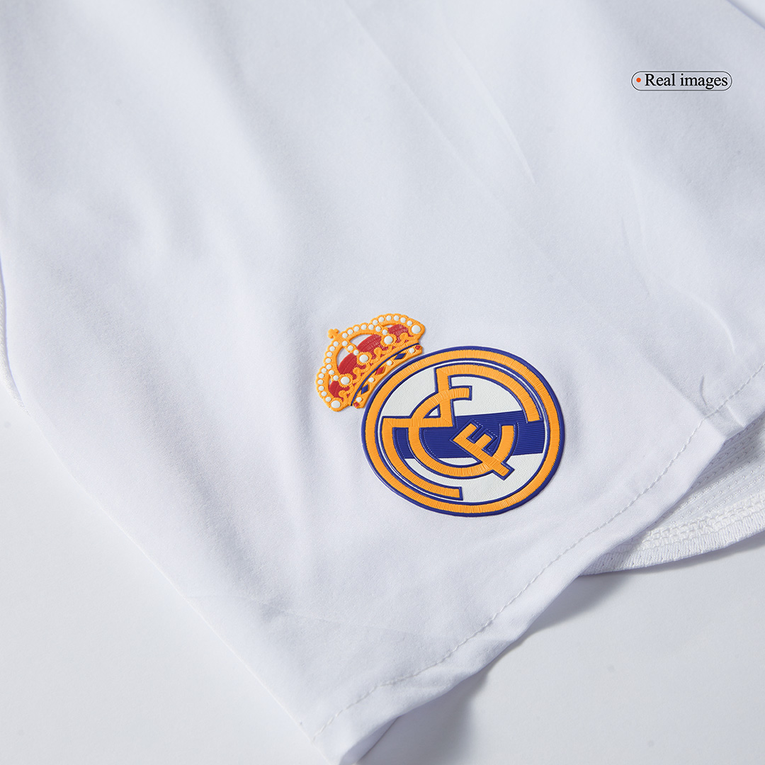 Real Madrid Home Soccer Shorts Authentic - gojersey