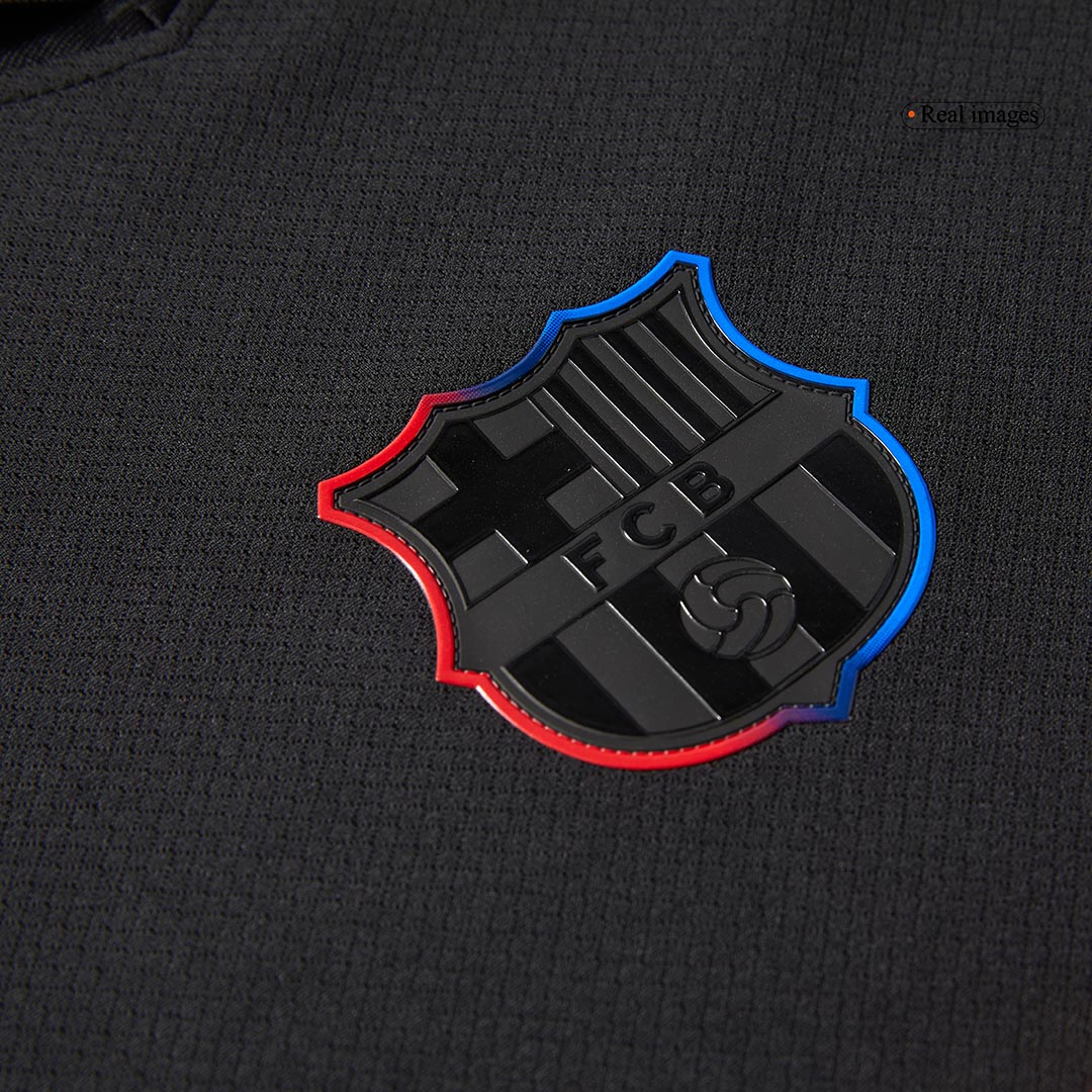 Barcelona Away Soccer Jersey- Spotify Logo Without Text - gojersey