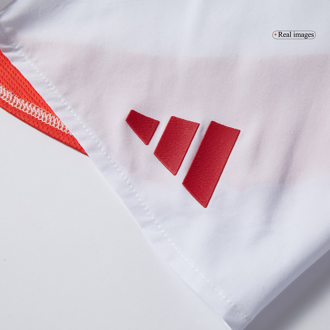 Manchester United Home Soccer Shorts Authentic - gojersey