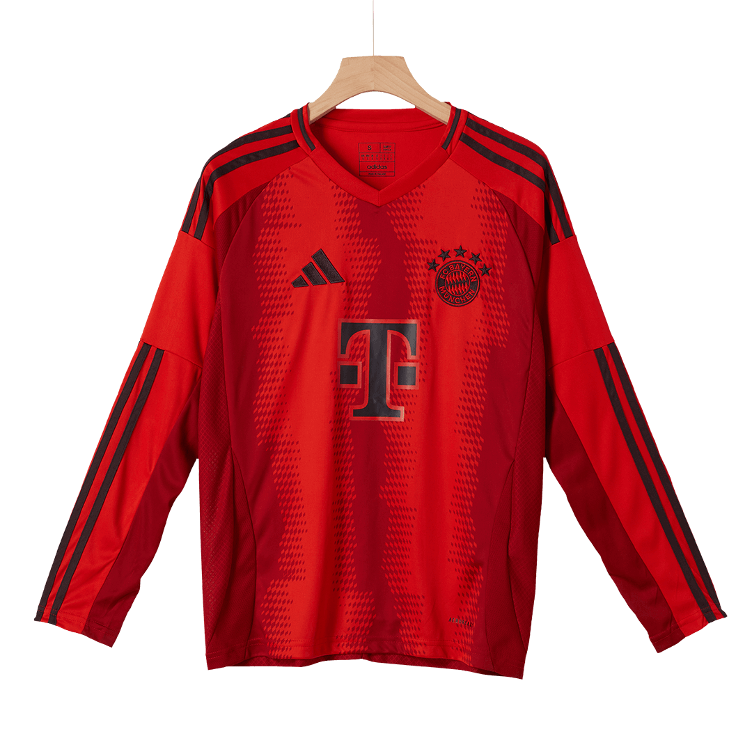 Bayern Munich Long Sleeve Home Soccer Jersey - gojersey