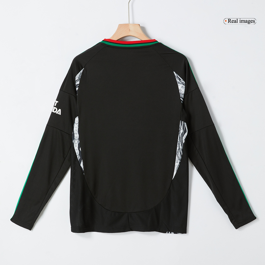 Arsenal Long Sleeve Away Soccer Jersey - gojersey