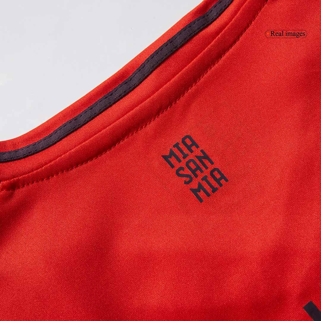 Bayern Munich Long Sleeve Home Soccer Jersey - gojersey