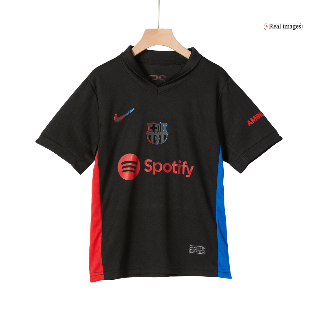 Barcelona Away Soccer Jersey Kit Kids(Jersey+Shorts) - gojersey