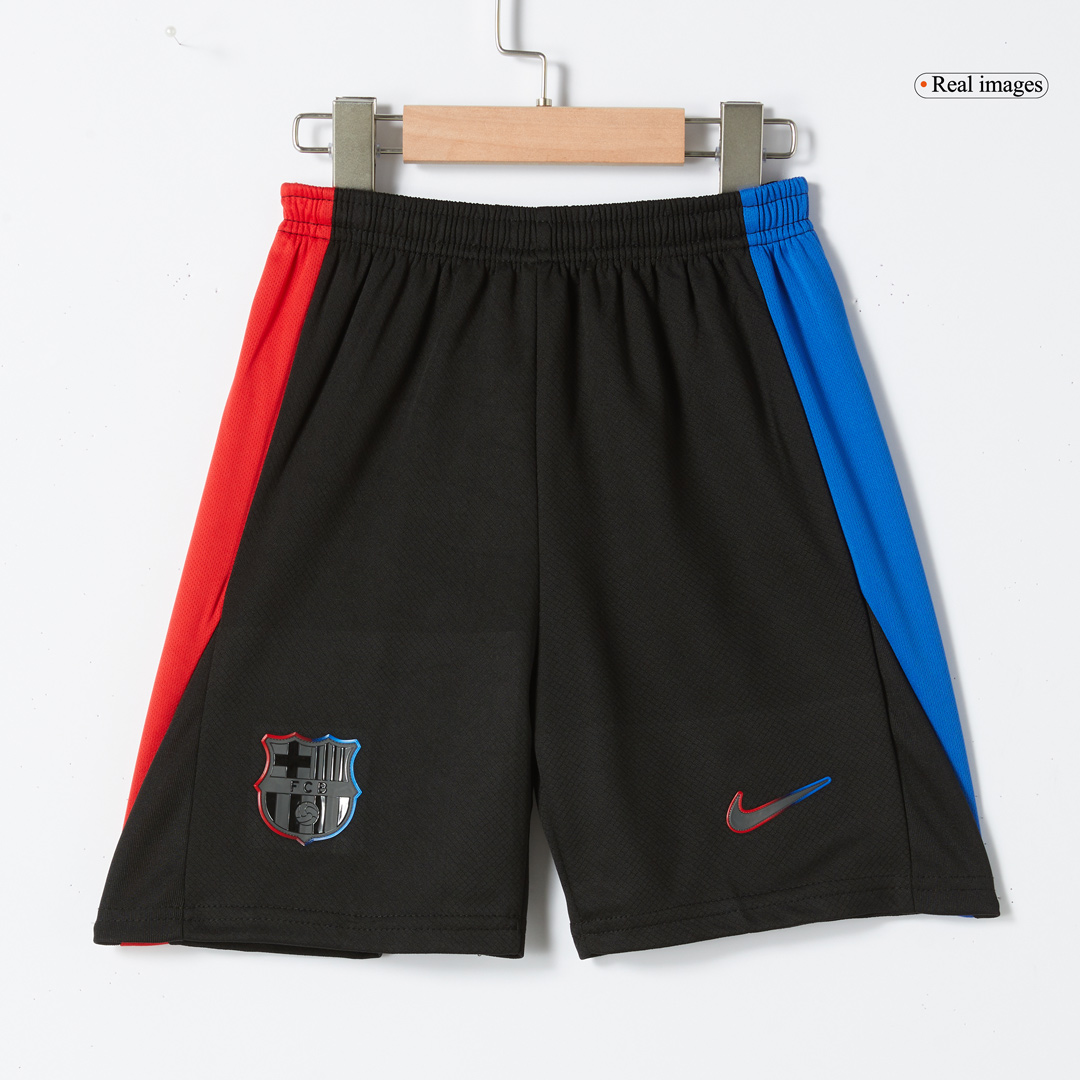 Barcelona Away Soccer Jersey Kit Kids(Jersey+Shorts) - gojersey