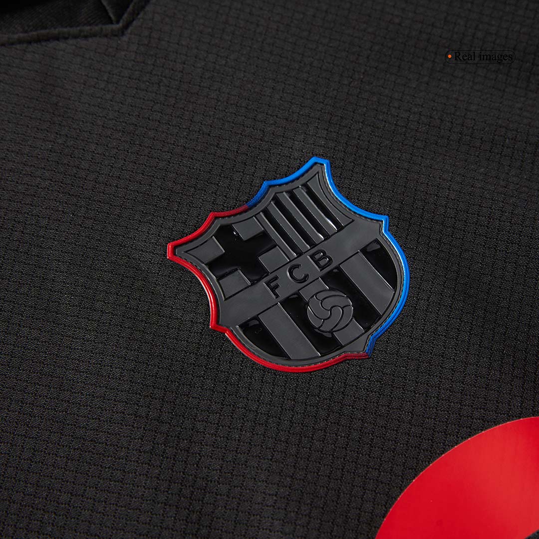 Barcelona Away Soccer Jersey Kit  Kids(Jersey+Shorts)- Spotify Logo Without Text - gojersey