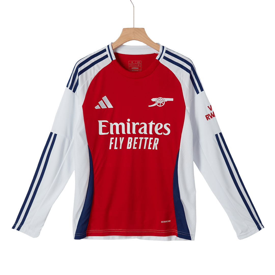 Arsenal Long Sleeve Home Jersey - gojersey