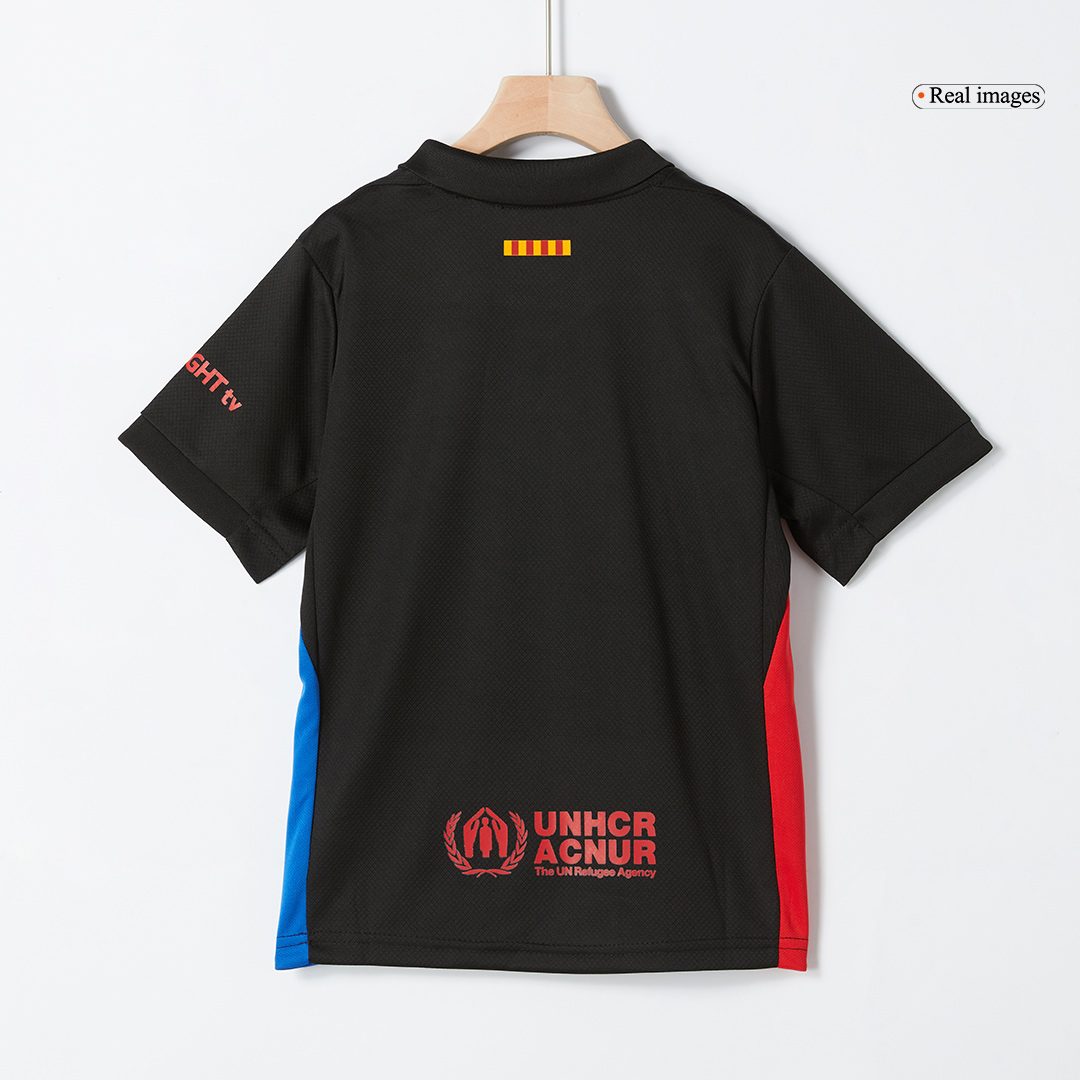 Barcelona Away Soccer Jersey Kit Kids(Jersey+Shorts) - gojersey