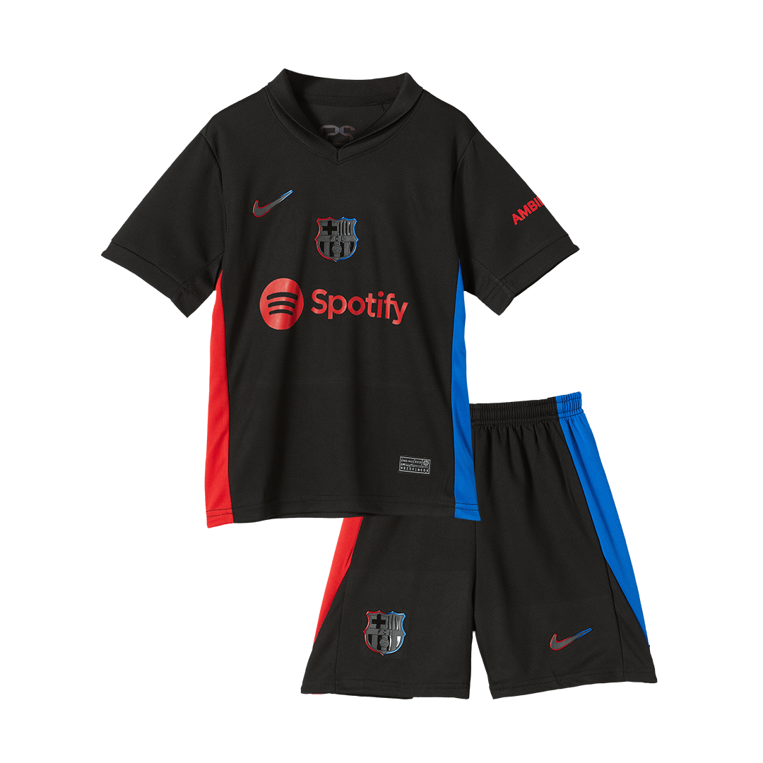 Barcelona Away Soccer Jersey Kit Kids(Jersey+Shorts) - gojersey
