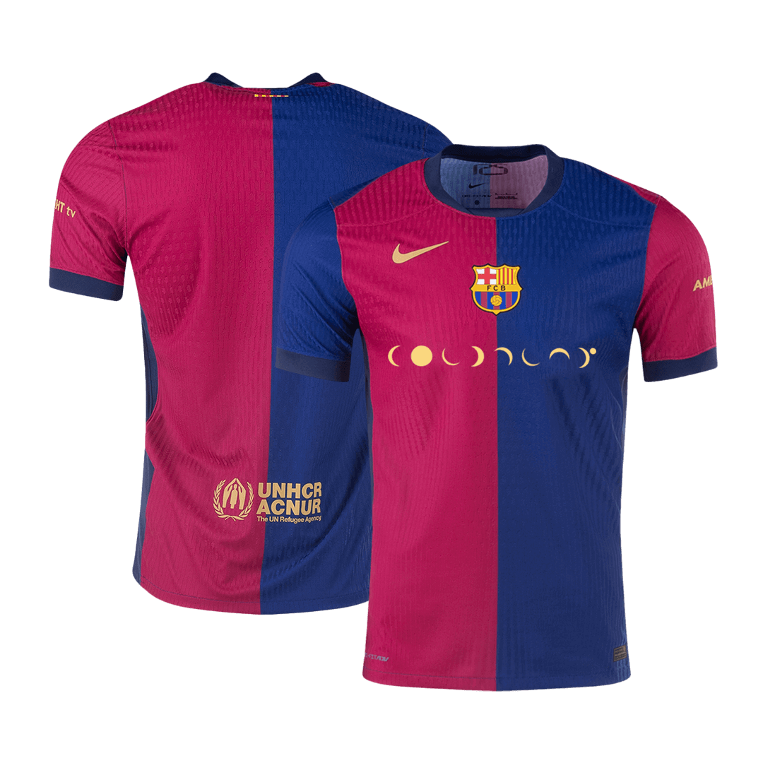 Barcelona Home Soccer Jersey Authentic - COLDPLAY - gojersey