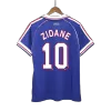 France ZIDANE #10 Home Soccer Jersey Retro 1998 - gojersey