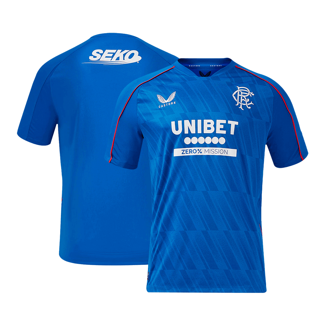 Glasgow Rangers Home Soccer Jersey - gojersey