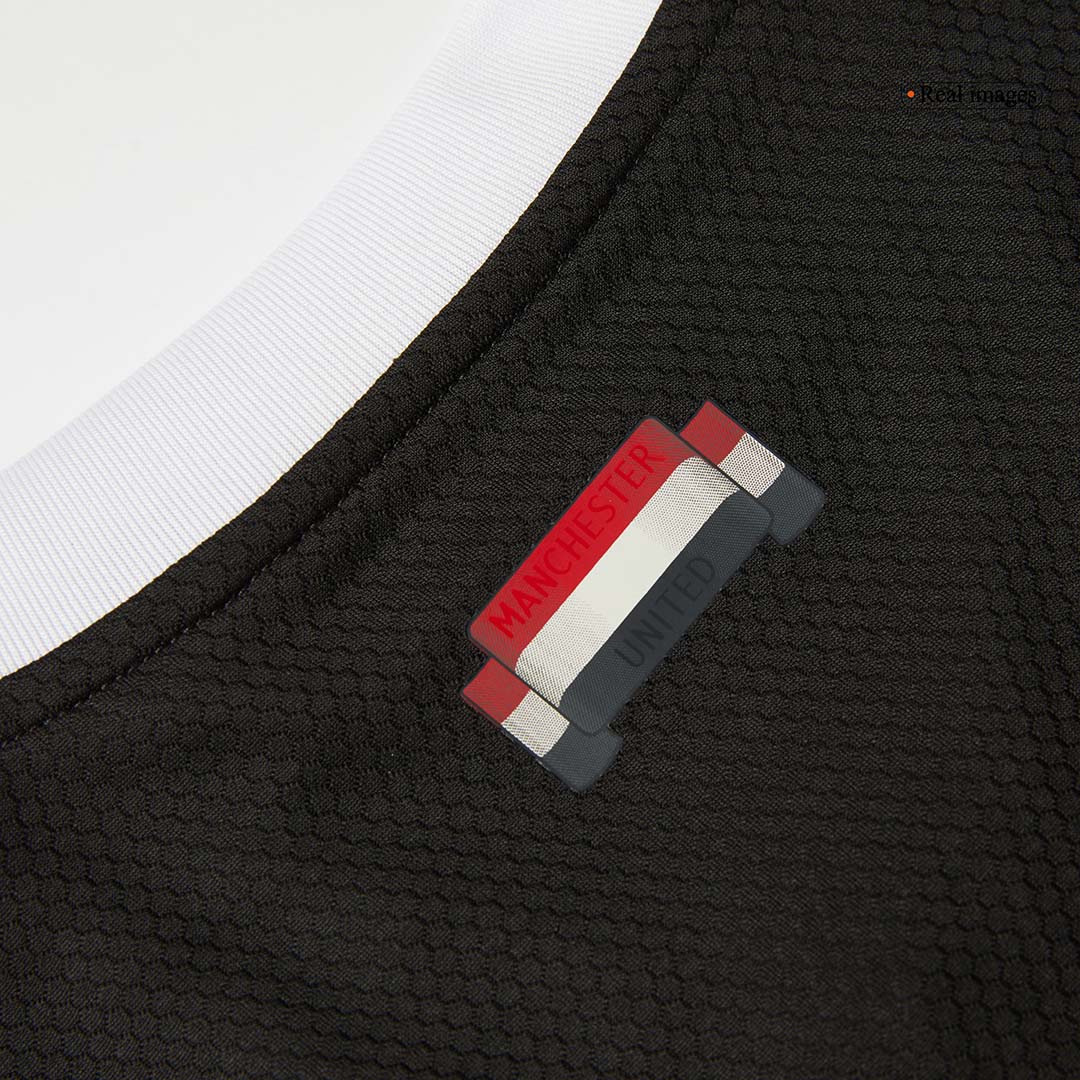 Manchester United Third Away Goalkeeper Soccer Jersey - Black - gojersey