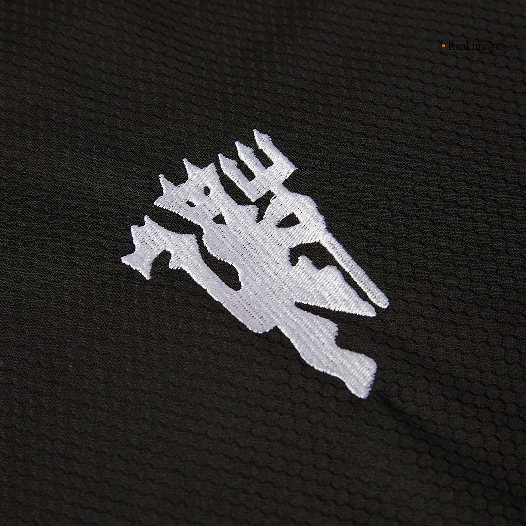 Manchester United Third Away Goalkeeper Soccer Jersey - Black - gojersey