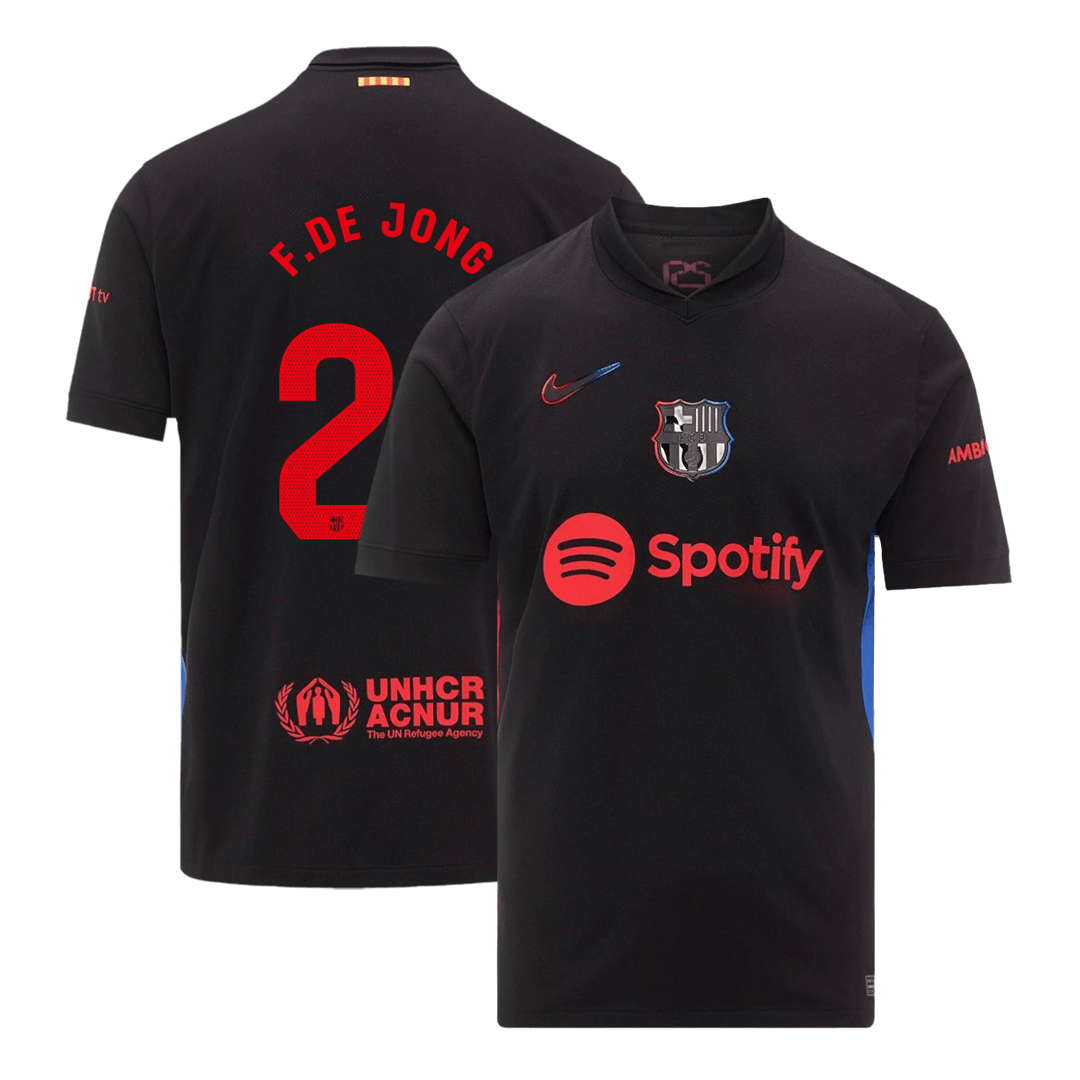Barcelona F.DE JONG #21 Away Soccer Jersey - gojersey