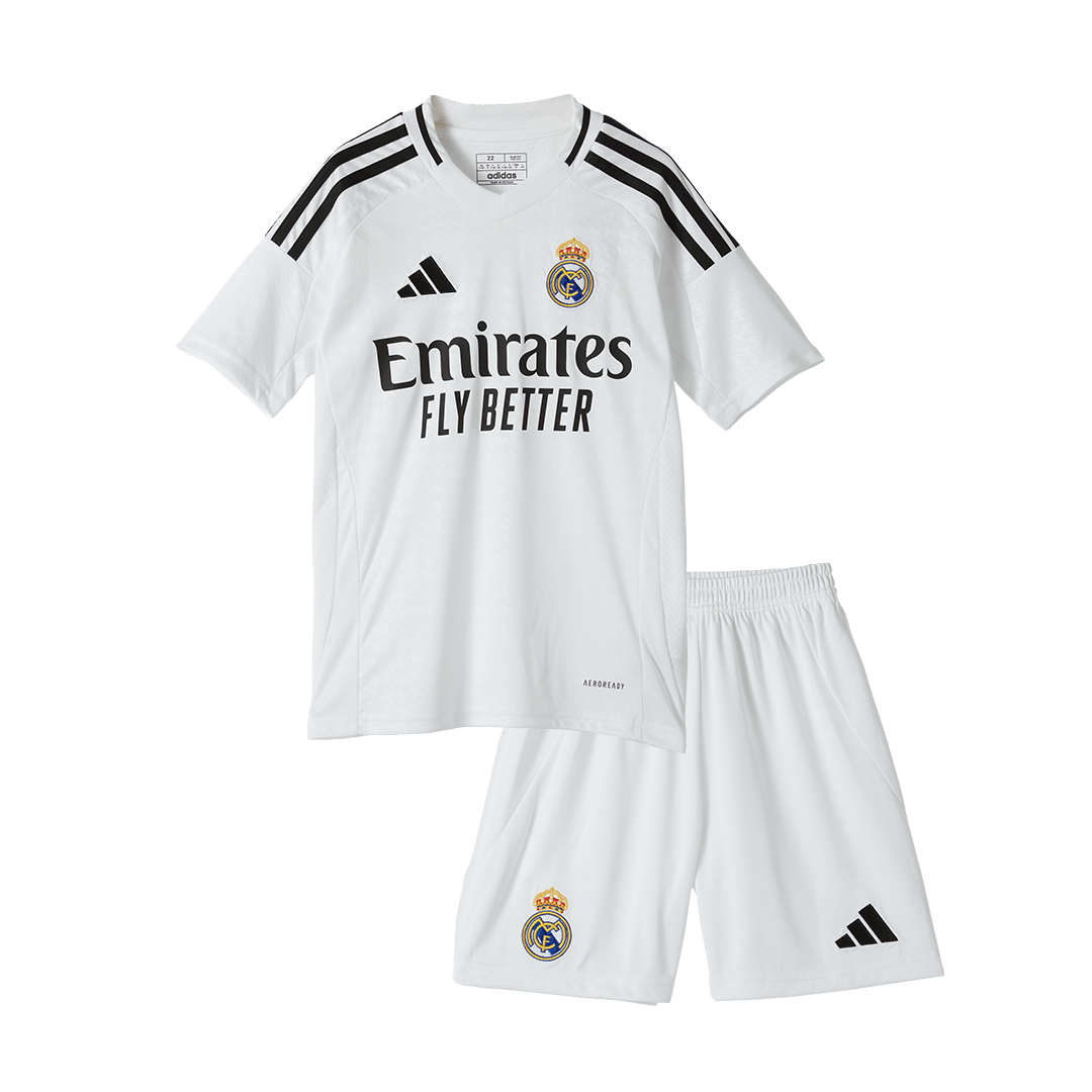 Real Madrid Home Jersey Kit Kids(Jersey+Shorts) - gojersey