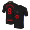 Barcelona LEWANDOWSKI #9 Away Soccer Jersey Authentic 2024/25 - Spotify Logo Without Text - gojersey