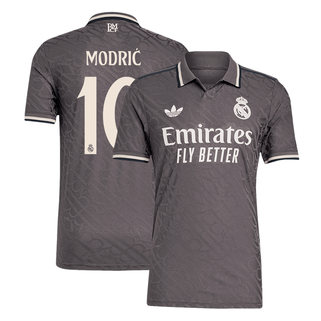 Real Madrid MODRIĆ #10 Third Away Soccer Jersey Authentic - gojersey