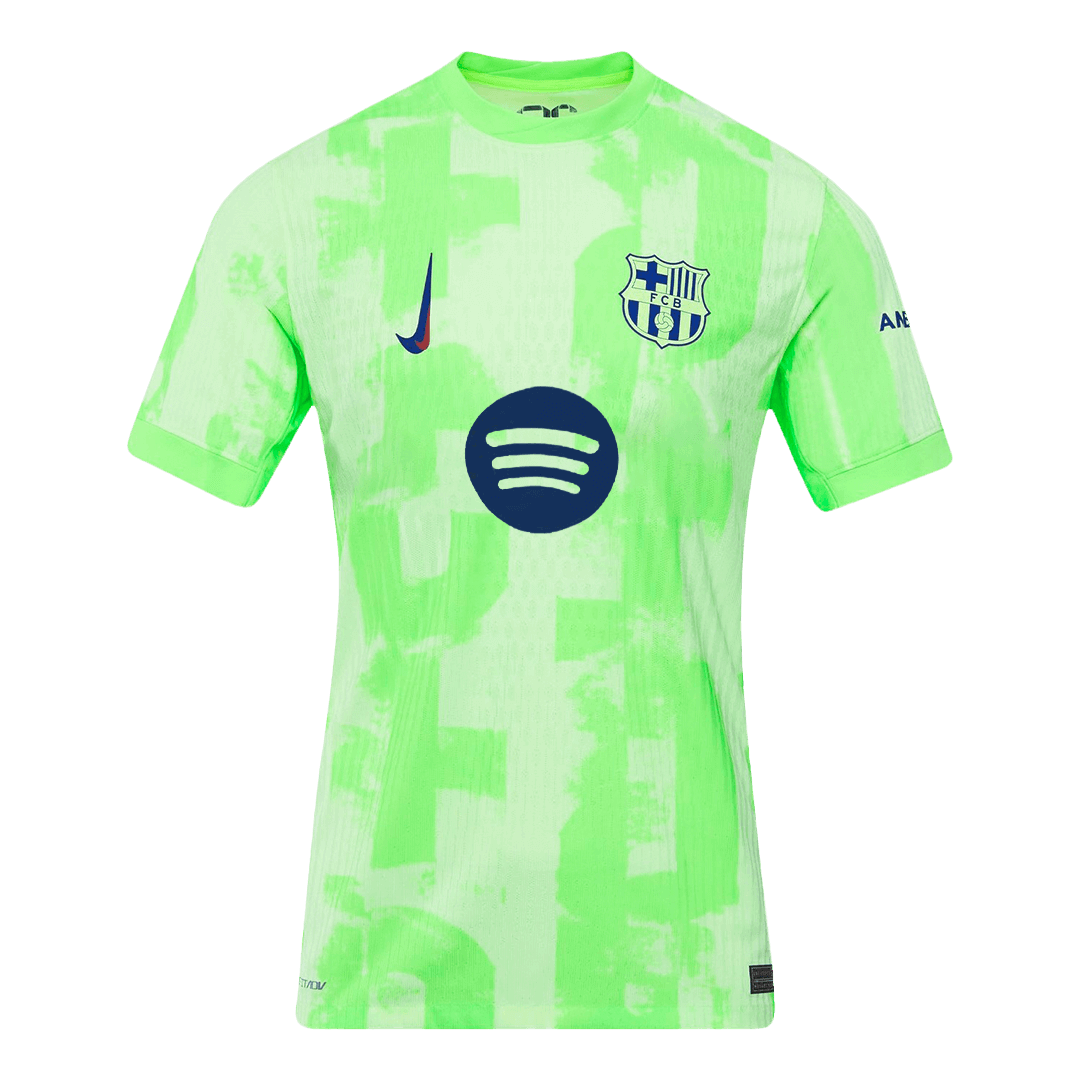 Barcelona Third Away Soccer Jersey Authentic-（Spotify Logo Without Text） - gojersey