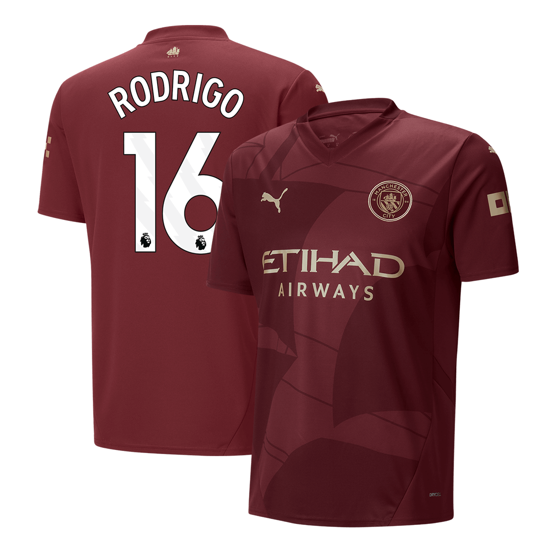 Manchester City RODRIGO #16 Third Away Soccer Jersey - gojersey