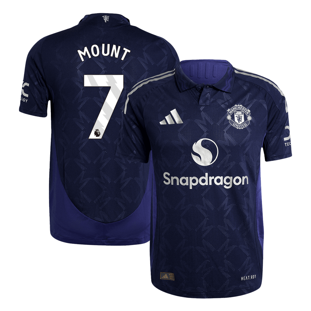 Manchester United MOUNT #7 Away Soccer Jersey Authentic - gojersey
