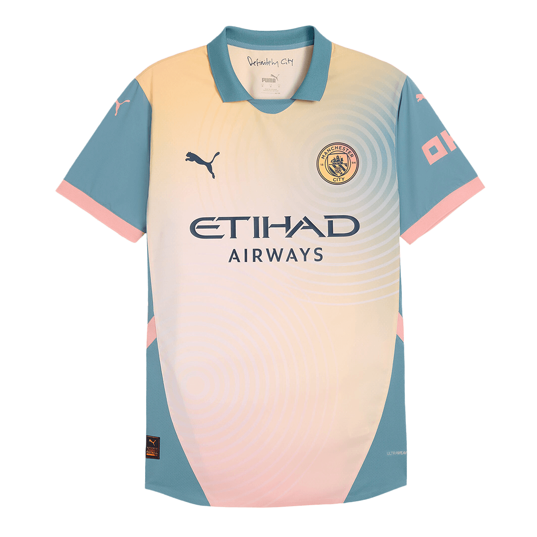 Manchester City Fourth Away Soccer Jersey Authentic- Definitely City (UCL Edition) - gojersey