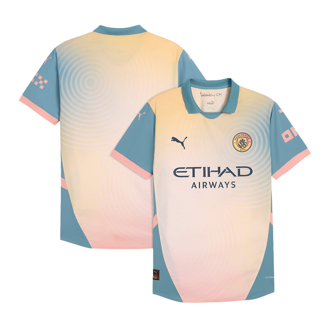 Manchester City Fourth Away Soccer Jersey Authentic- Definitely City (UCL Edition) - gojersey