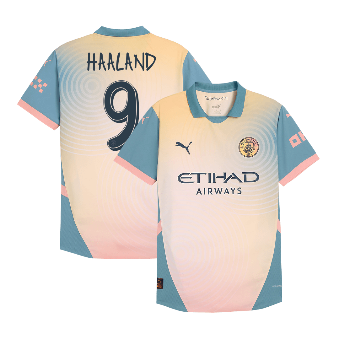 Manchester City HAALAND #9 Fourth Away Soccer Jersey Authentic- Definitely City (UCL Edition) - gojersey