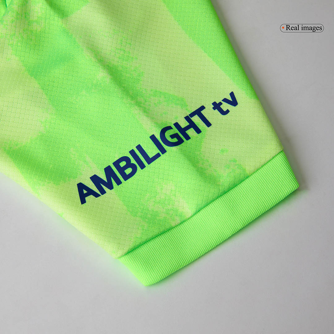 Barcelona Third Away Soccer Jersey Kit Kids(Jersey+Shorts) - UCL (Spotify Logo Without Text) - gojersey