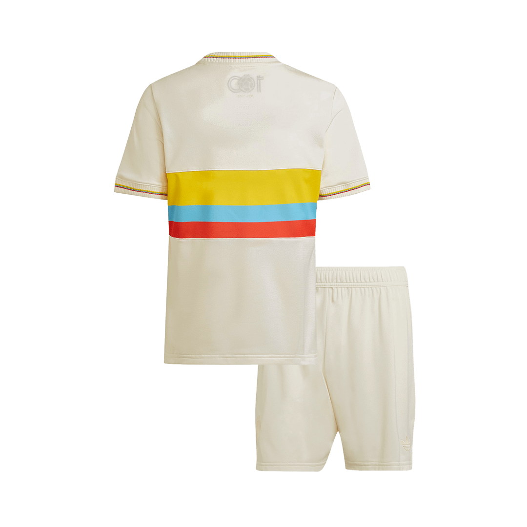 Colombia Soccer Jersey Kit Kids(Jersey+Shorts) - 100th Anniversary - gojersey