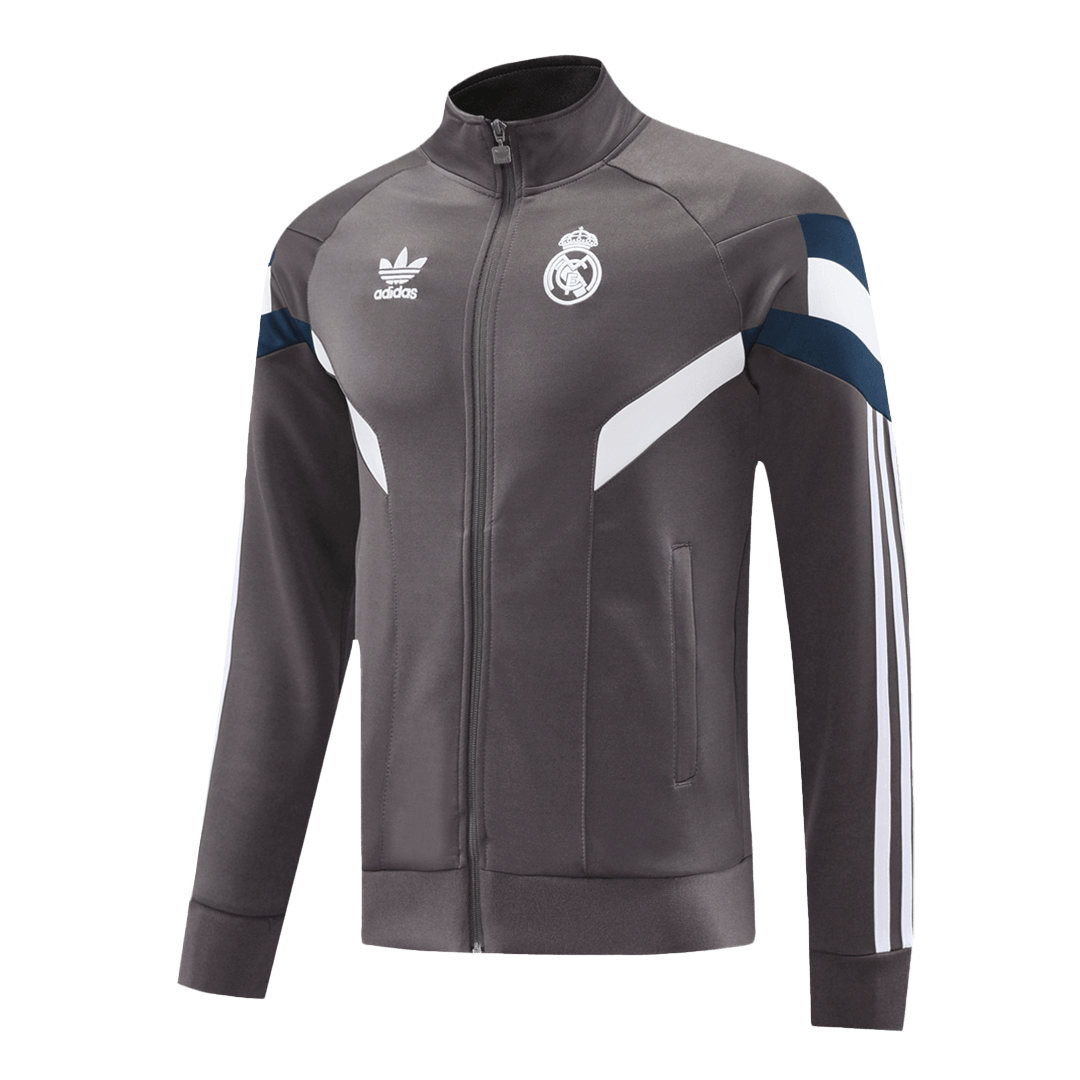Real Madrid Training Jacket Gray - gojersey