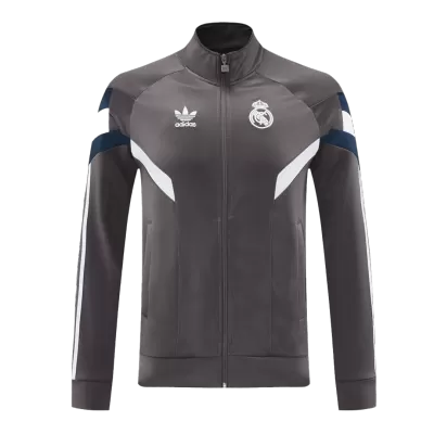 Real Madrid Training Jacket Gray - gojersey