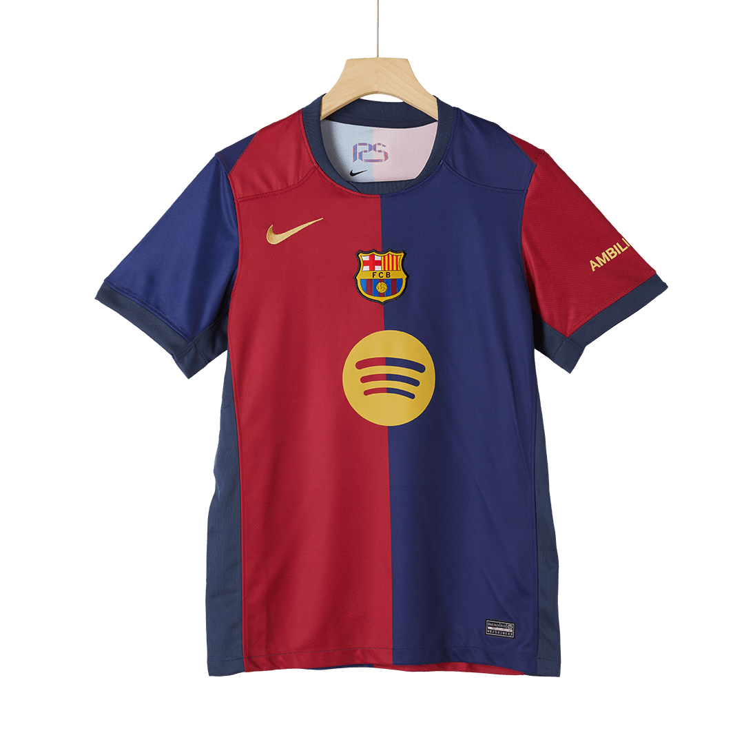 Barcelona Home Jersey-Spotify Logo Without Text - gojersey