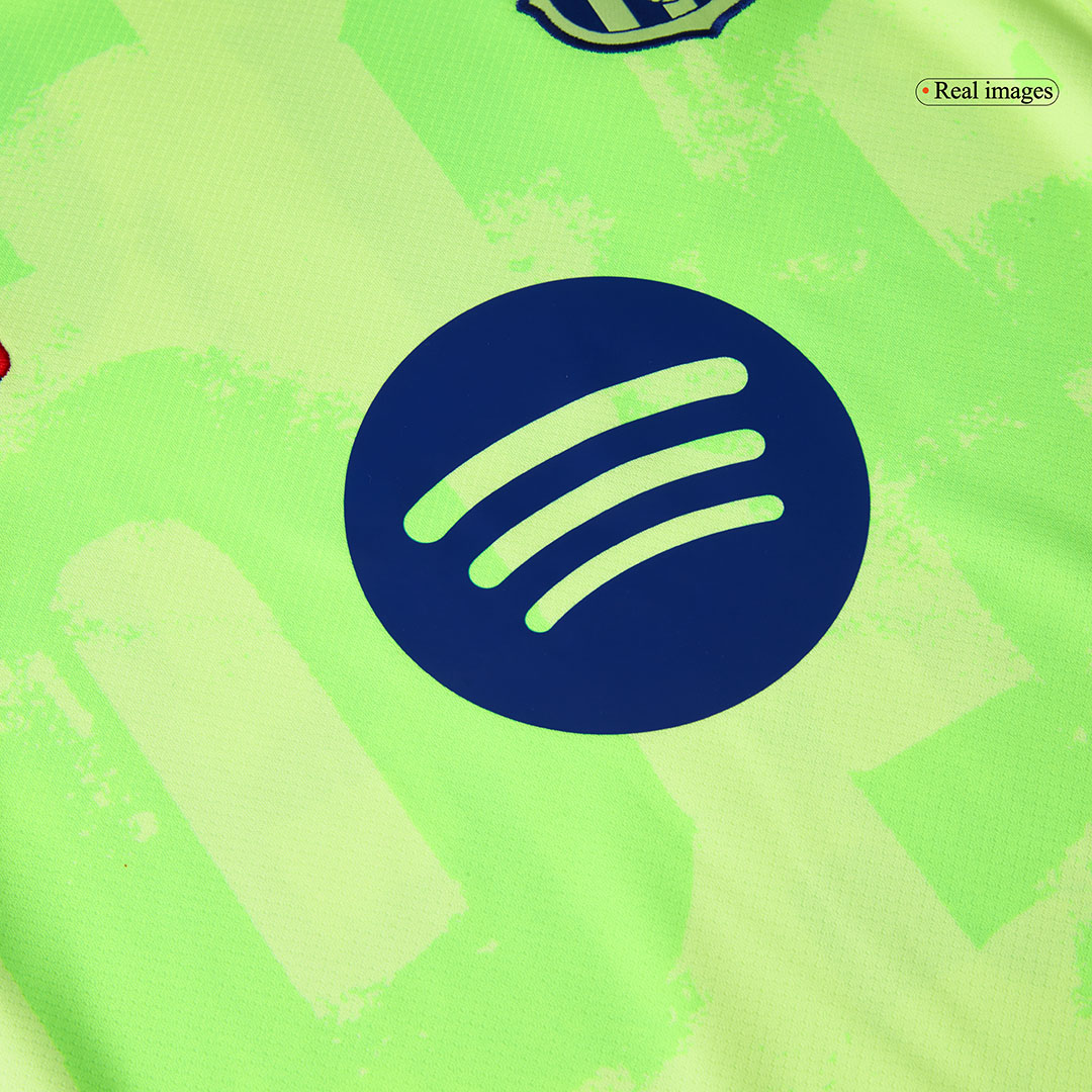 Barcelona Third Away Soccer Jersey Kit (Jersey+Shorts+Socks) - (Spotify Logo Without Text) - gojersey