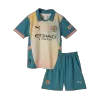 Manchester City Fourth Away Soccer Jersey Kit 2024/25 Kids(Jersey+Shorts)- Definitely City (UCL) - gojersey